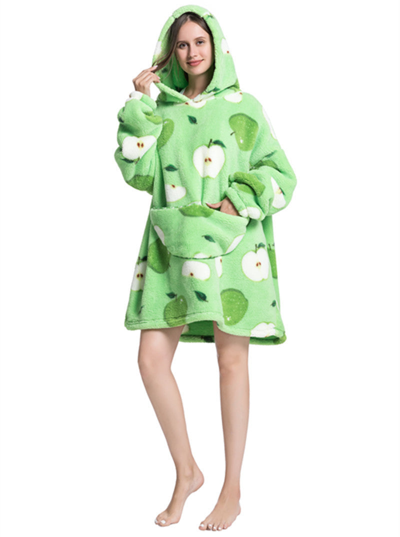Lazy Thickened Blanket Hoodie